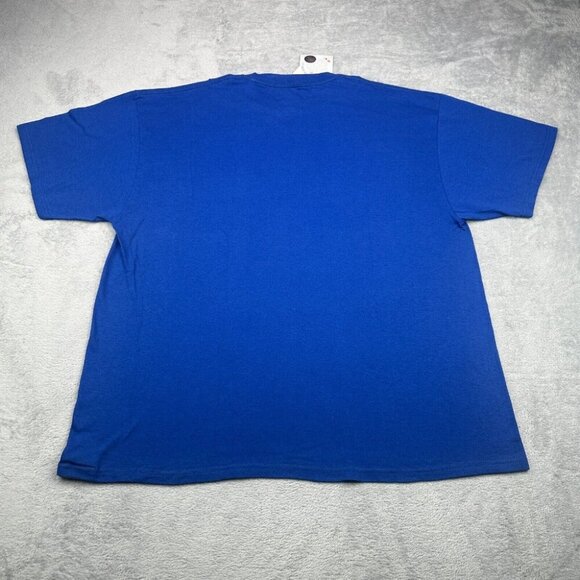 New York Mets T Shirt Mens 2XL XXL Blue Majestic Short Sleeve MLB Baseball NYM - Picture 7 of 13